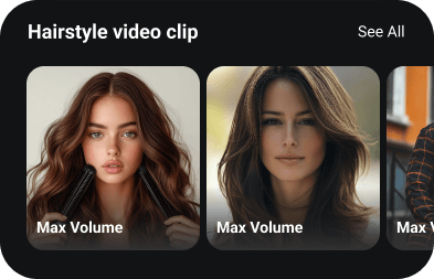 hair style video clip